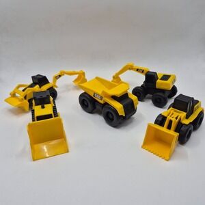 CAT Caterpillar‎ Construction Toy Lot of 5 Dump Truck Excavator Bulldozer Loader